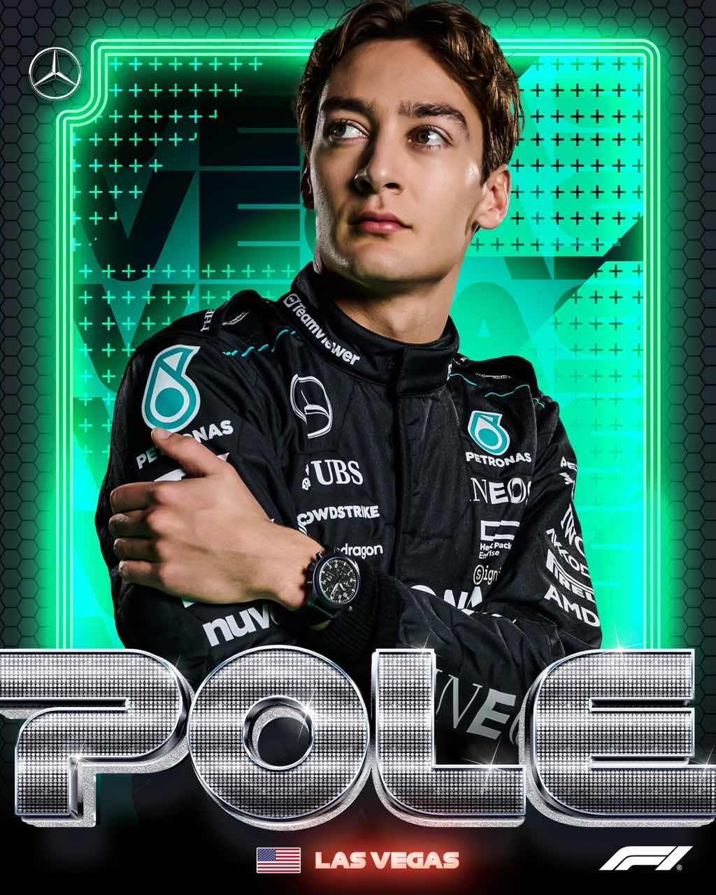 🌟F1拉斯维加斯大奖赛排位赛：周冠宇进Q2，拉塞尔强势摘得杆位